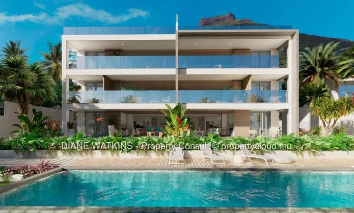 Appartement 3 Chambres au premier étage avec vue Mer à Tamarin