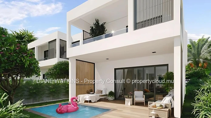 À Vendre – Townhouse Contemporain au Cœur d’une Smart City à Flic en Flac