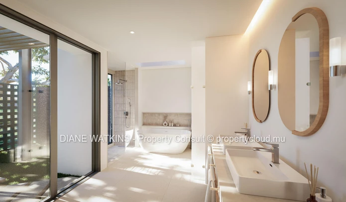 À vendre – Élégante villa avec vue mer dans un prestigieux domaine avec golf