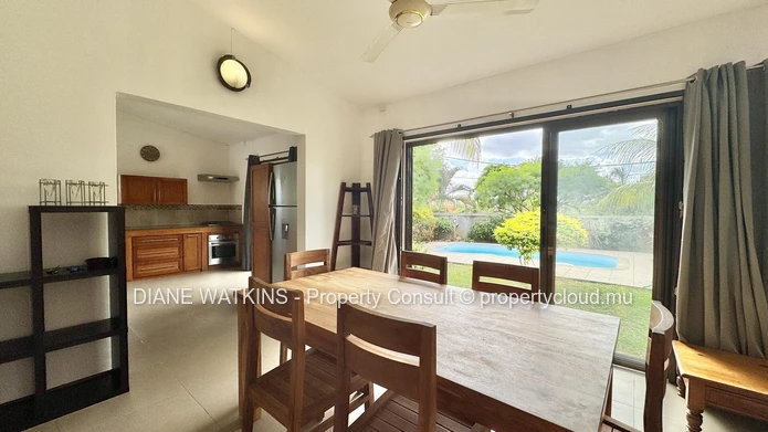 Élégante Maison de 3 Chambres avec Piscine à Louer à Tamarin | DIANE WATKINS Property Consult