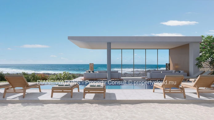 Hermitage Beach Apartments à vendre à Poste Lafayette - VUE JARDIN - Rez-de-chaussée