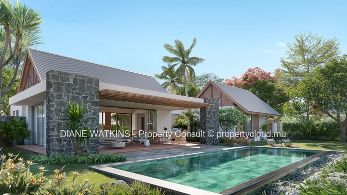 A Vendre - Villa de 3 Chambres à Anahita Beau Champ, île Maurice