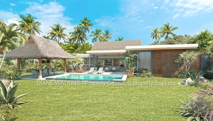 À Vendre – Villa Tropicale, 4 Chambres – Une Adresse d’Exception à Pointe d’Esny Le Village