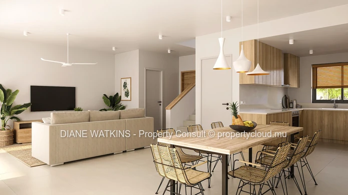 A vendre - Townhouse de 4 chambres avec Jardin dans le Smart City de Cascavelle