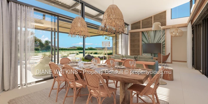 À vendre – Élégante villa avec vue mer dans un prestigieux domaine avec golf